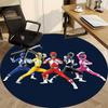 1PC Power Rangers Office Round Rug, Non-slip, Soft and Durable Office Rug for Interior Decoration, Perfect for Office, Beautiful Decoration