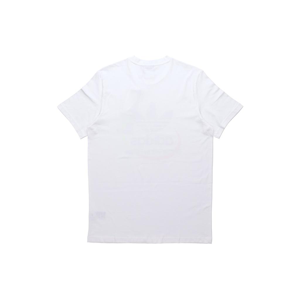 adidas Originals Sports Printing Logo Pattern Round Neck Short Sleeve White Men's FK9974