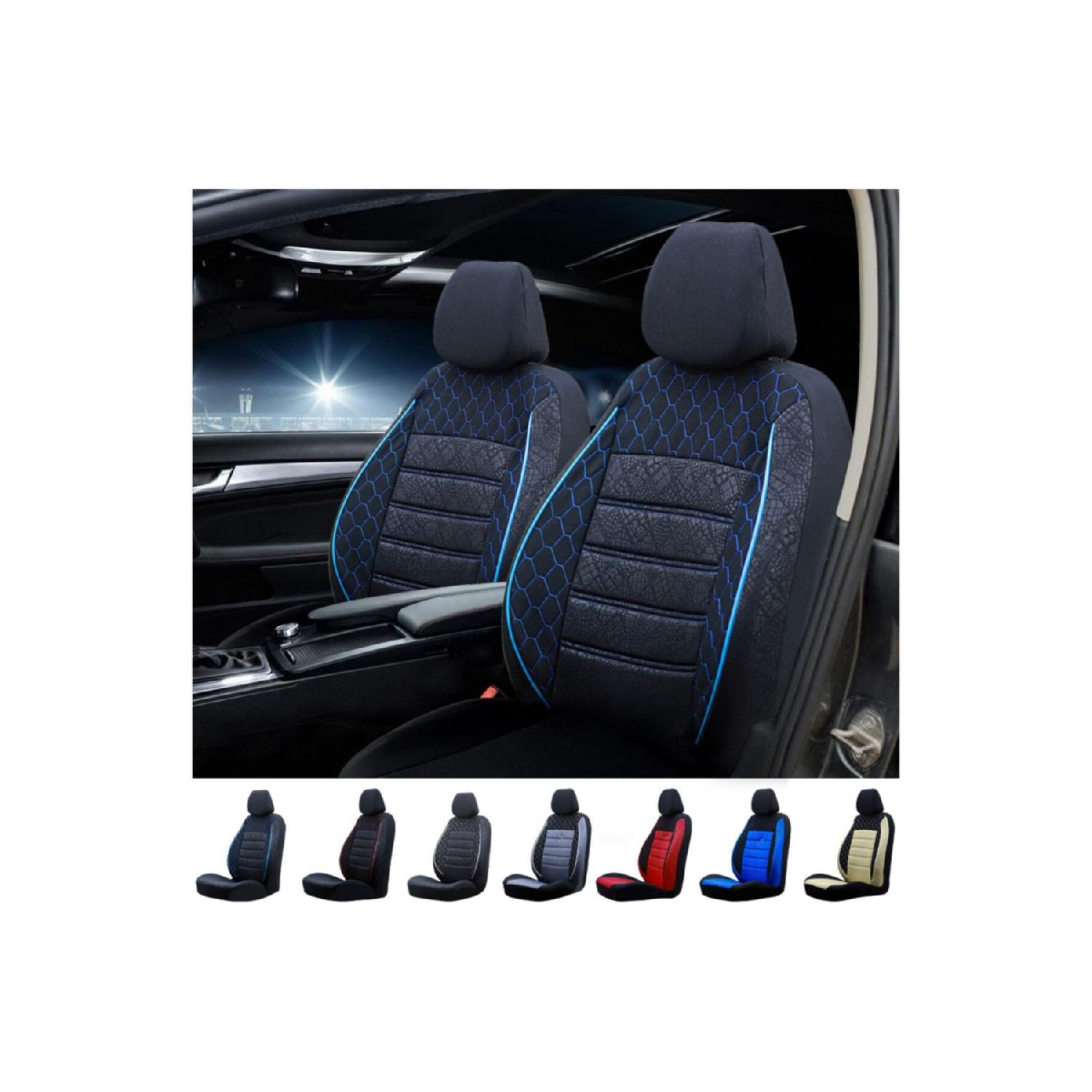 

Чохол на автокрісло Renault 19 Gof Чорно-синій Стандартний розмір