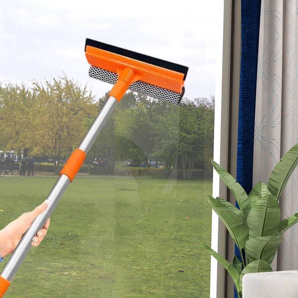 Window Squeegee 2 in 1 Cleaner Portable Multiuse Washing
