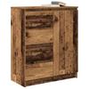 Sideboard with Drawers Vintage Wood Look 71 x 35 x 84 cm Engineered Wood