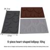 Silicone Heart & Flower Chocolate Lollipop Mold for DIY Baking & Cake Decoration