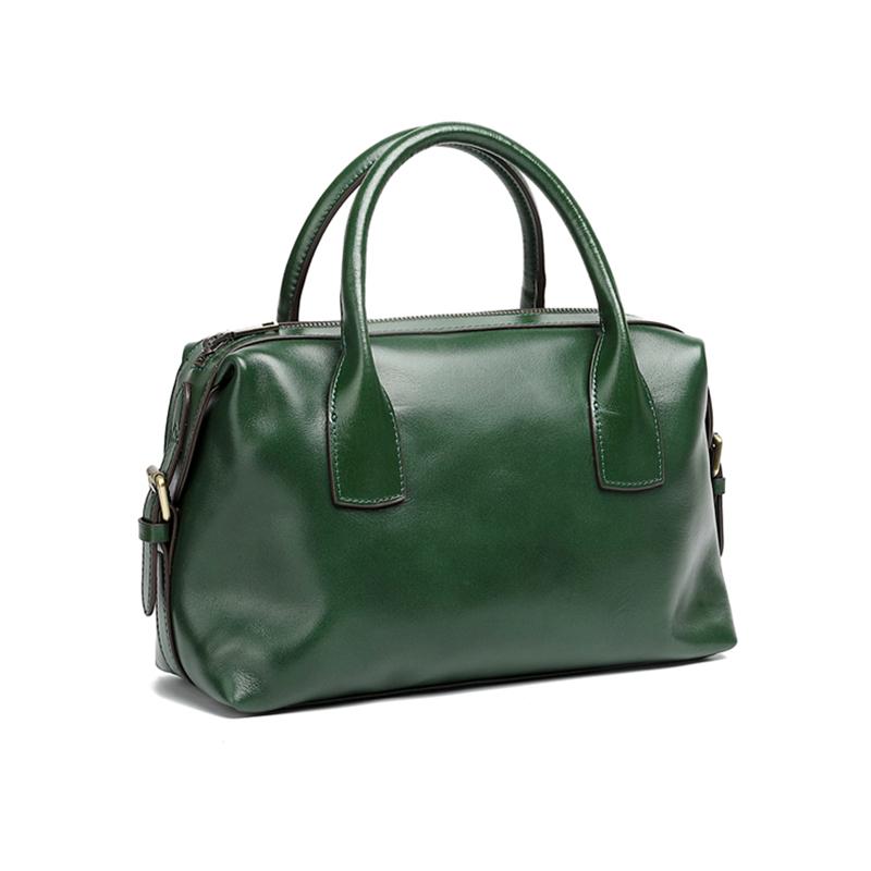 Burminsa Rindsleder Echtes Leder Kissen Tragetaschen Handtaschen Für Damen 2026 Luxus Designer Bowling Arbeit Damen Schulter Crossbody Taschen