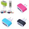 Versatile 3usb Candy Charger With Led Light For Apple Devices Travel-friendly