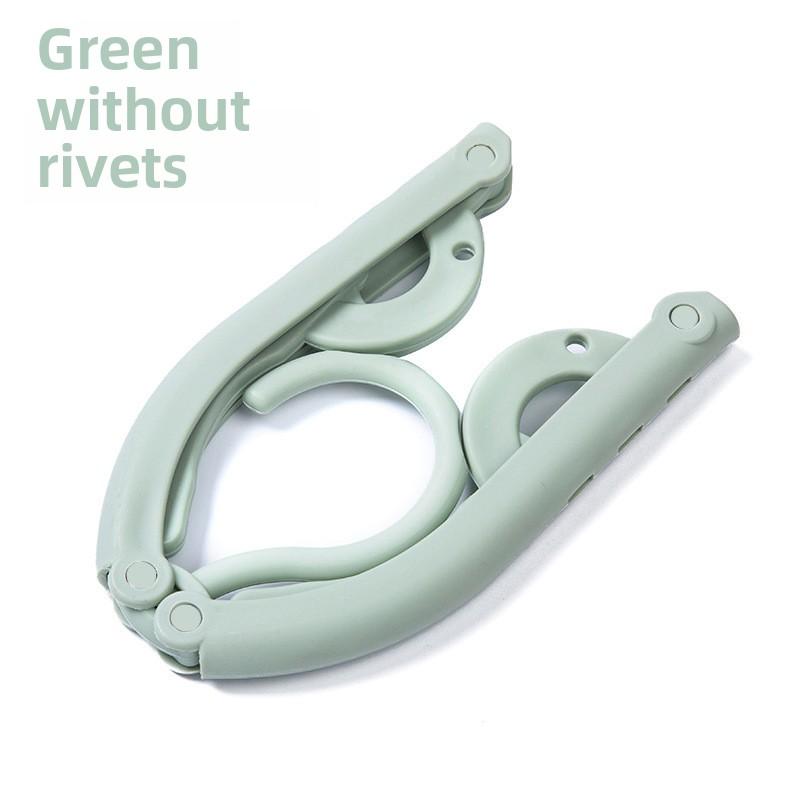 

1 шт. складные вешалки для путешествий портативные складные вешалки для одежды экономят место в дороге складная сушилка для одежды для взрослых для путешествий и сушки одежды 1PCS зелёный