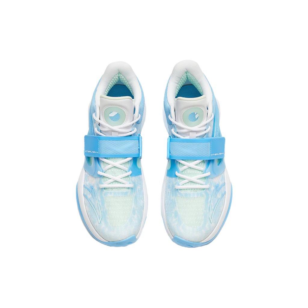 New ANTA KT SPLASH V Basketball Shoes Men's Low Top Blue/White 112321108-1