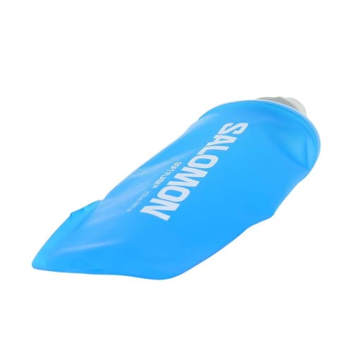 SALOMON Hydration Bottle, Foldable, Portable, 2022 Model, SOFT FLASK 250ml/8oz, 28oz (Soft Flask 250/8 28oz), LC1986400, Free Clear Blue