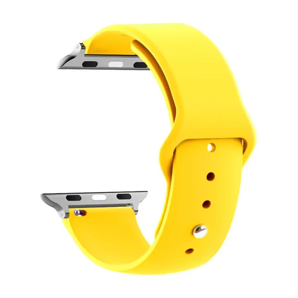 Strap For Apple Watch Bands 40mm 44mm 49mm 45mm 41mm 38mm 42mm Silicone Belt Bracelet iWatch Series Se 9 8 7 6 5 3 Ultra 2 Band