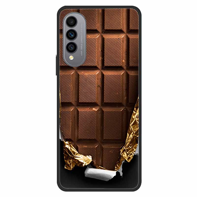 For WIKO T50 Case T 50 Soft silicone TPU Back Cover For Wiko T50 W-P861-01 W-P861-02 Phone Case WikoT50 Black Protective Painted