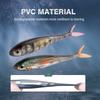 HHONOREAL  100mm 12g Floating Soft Plastic Fishing Lures Artificial Pinfish Lure with Inner Laser Color