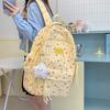 Schoolbag Korean Version of Small Fresh Student Schoolbag Japanese Princess Versatile Cute Star Printing Large Capacity Casual Backpack