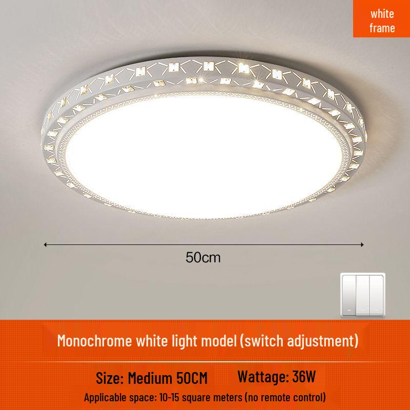 Modern Round LED Ceiling Light for Living Room, Dining Room, Bedroom, and Study