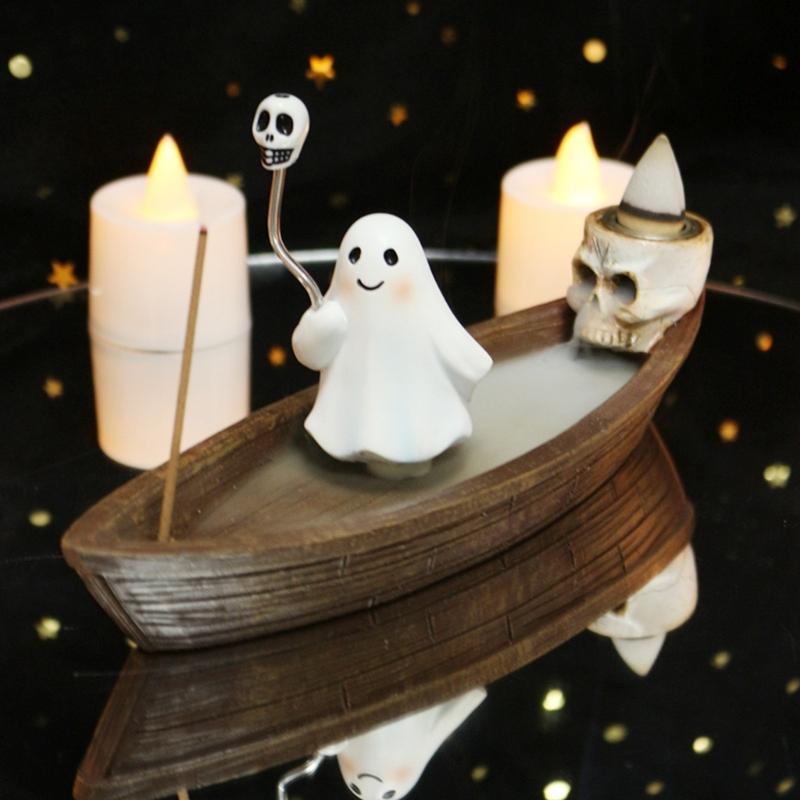 Haunted Ship Resin Statue Scented Decoration Handmade Art Piece For Living Room Bedroom