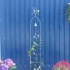 MOJY Vintage Wrought Iron Garden Trellis for Climbing Plants