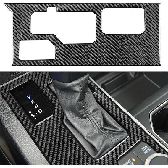 NVCNX Real Premium Carbon Fiber for Toyota Tundra -2026 / Sequoia -2026 2024 2025 Car Center Console Drive Mode Knob Cover Interior Trim Accessories