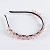Handmade Braided Rhinestone Flower Headband - Korean Style Hair Accessories for Women and Girls