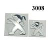 ABS Lion Shape Car Front Rear Logo Stickers Badge for Peugeot 2008 3008 2021N 2022 2023 Auto Hood Emblem Trunk Decals Accessories