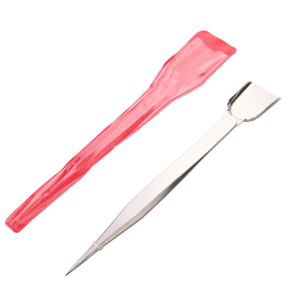 

Зажим для драгоценных камней с прорезями, лопатка, алмазный зажим из нержавеющей стали, пинцет, ювелирные изделия, голый алмаз, пинцет из нержавеющей стали, ювелирные изделия, инструмент для пробивания золота A