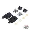 BSR531+BSR532 Sunroof Sliding Rail Lift Lever Hinge Repair 8 PCS Set Left Right for BMW 3 E36 E46 7 E38 54128119747 54128119748