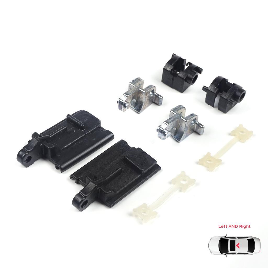 BSR531+BSR532 Sunroof Sliding Rail Lift Lever Hinge Repair 8 PCS Set Left Right for BMW 3 E36 E46 7 E38 54128119747 54128119748