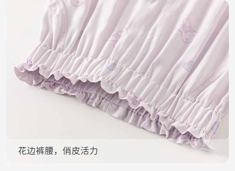 David Bella Children's Pants Summer Dress Girls' Stylish Printed Mosquito Resistant Pants Girls' Cartoon Pants