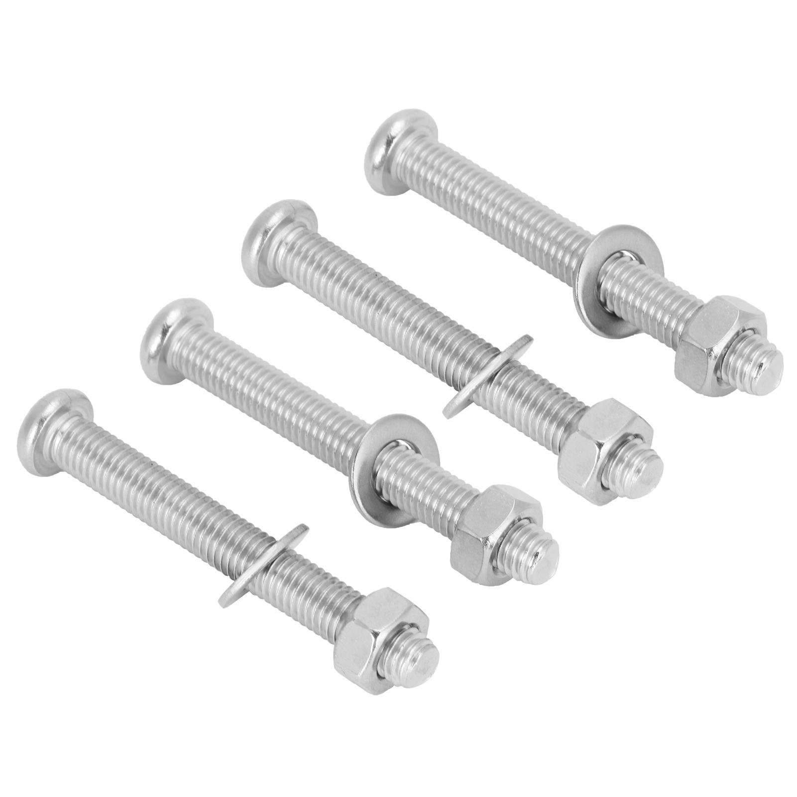 

4 комплекта крепежных болтов для ступеней бассейна, гаек, запасных частей для подводной лестницы 7 мм