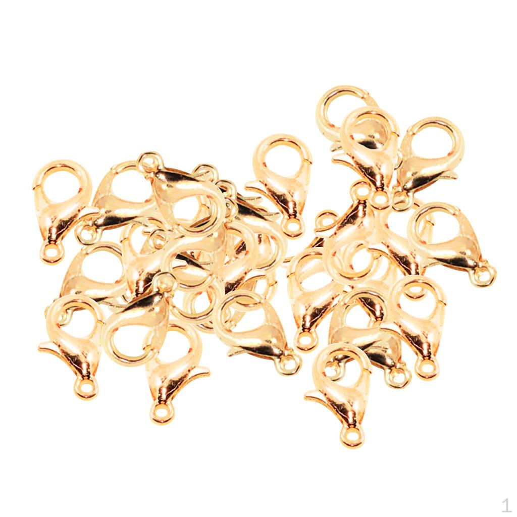50 Pcs Metal Lobster Clasps