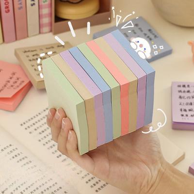 Post-it Macaron Pad Set Student Memo Sticker with Sticky Label Paper
