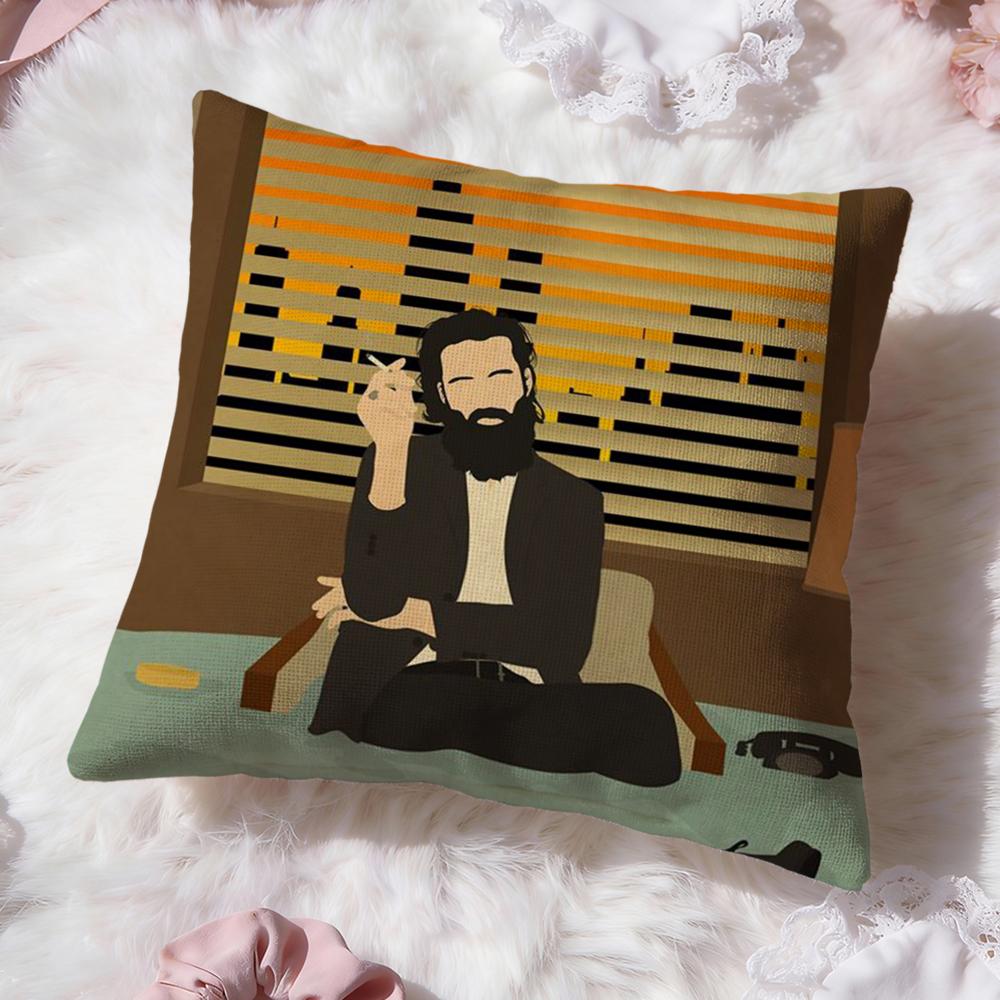 singer Father J-John MistyS Cushion Cover Premium Comfort Reversible Pillow Cove -Two in One Design for Any Room & Car Interior