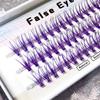 Colorful Lashes Professional 1box Individual Eye Makeup Grafting False Eyelashes For Eyelash Extension