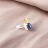 Natural Lapis Lazuli Gemstone 925 Sterling Silver Jewelry Handmade Wedding Ring RR-58-28