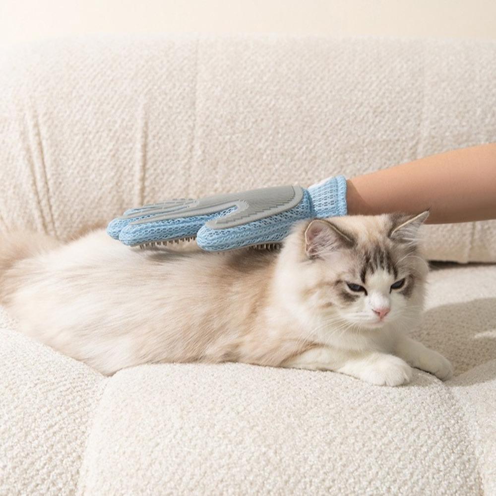 Bath Comb Dogs Hair Remover Brush Massage Cat Brush Gloves Durable Cleaner Tool