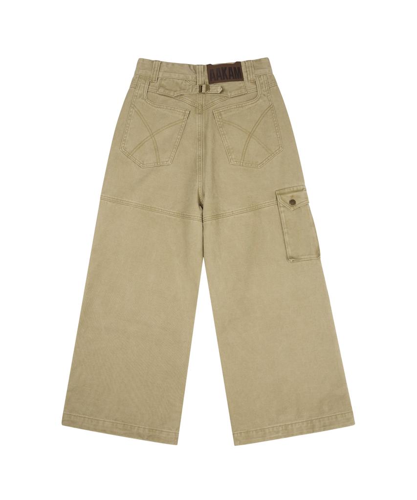 AAKAM Cowboy Chaps Cotton Pants (Beige)
