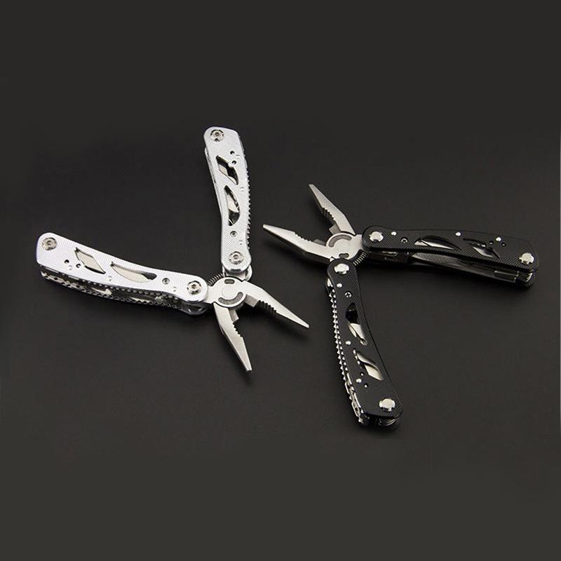 12 IN 1 Multifunction Folding Plier Stainless Steel Outdoor Camping Survival EDC Tool