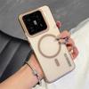 For Xiaomi Mi 15T Pro Case Hard Transparent Magnetic Wireless Charging Protective Back Cover For Xiaomi Mi 15T Mi15 Pro Shell