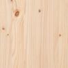 Brown and Black Bed Frame 160 x 200 cm Solid Pine Wood