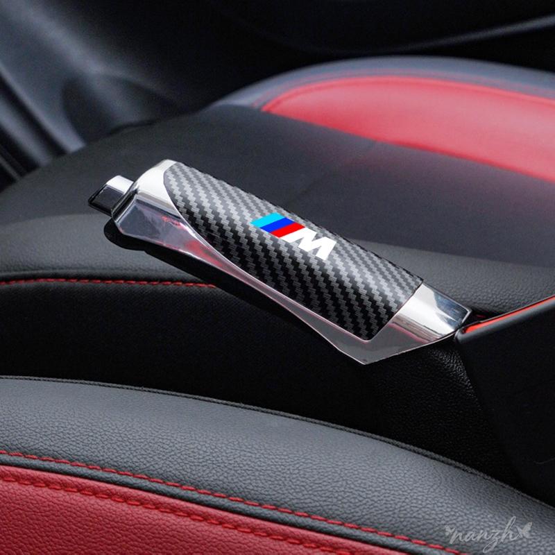 BBKW7 Universal Handbrake Grip Car Hand Brake Protector Cover For BMW 50th Anniversary 3 5 7 Series E83 F16 E70 M3 M4 M5 G42 G30 G20