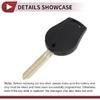 4 Buttons Key Shell Case CWTWB1U75/CWTWB1U816 for Nissan Sentra 2012-2016 for Nissan Versa 2013-2015 Keyless Entry Remote Key Fob Replacement Case