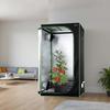 Indoor Grow Zelt, 100 x 100 x 200 cm, 600D Hochreflektierendes Mylar, Indoor Pflanzenzelt mit Beobachtungsfenster, Bodenschale & Reißverschluss, Robuste Zucht