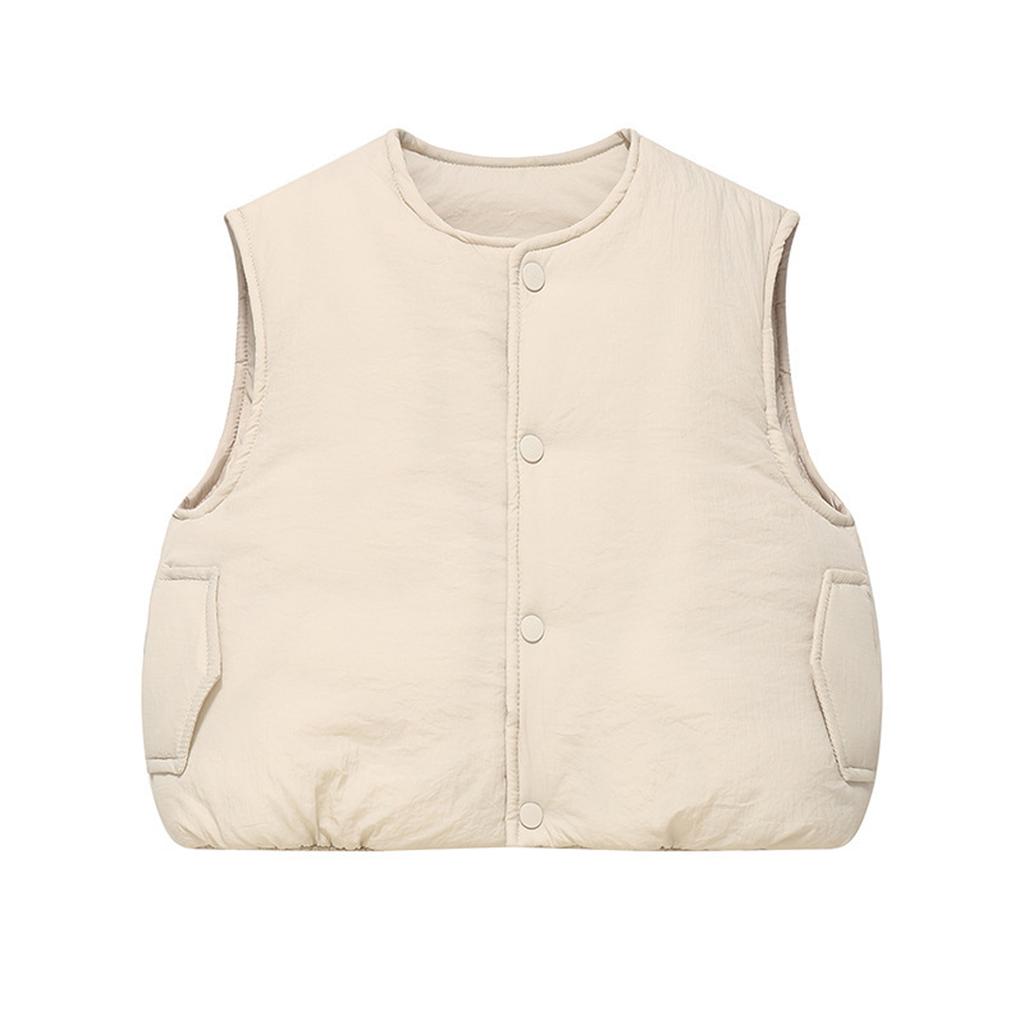 Children's Fashionable Casual Hooded Vest Jacket