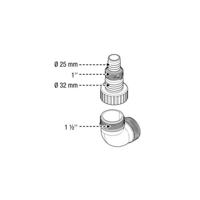 Pompe à eau - Koma Tools - 400W - 8000L/h - 7m hauteur - 5mm particules