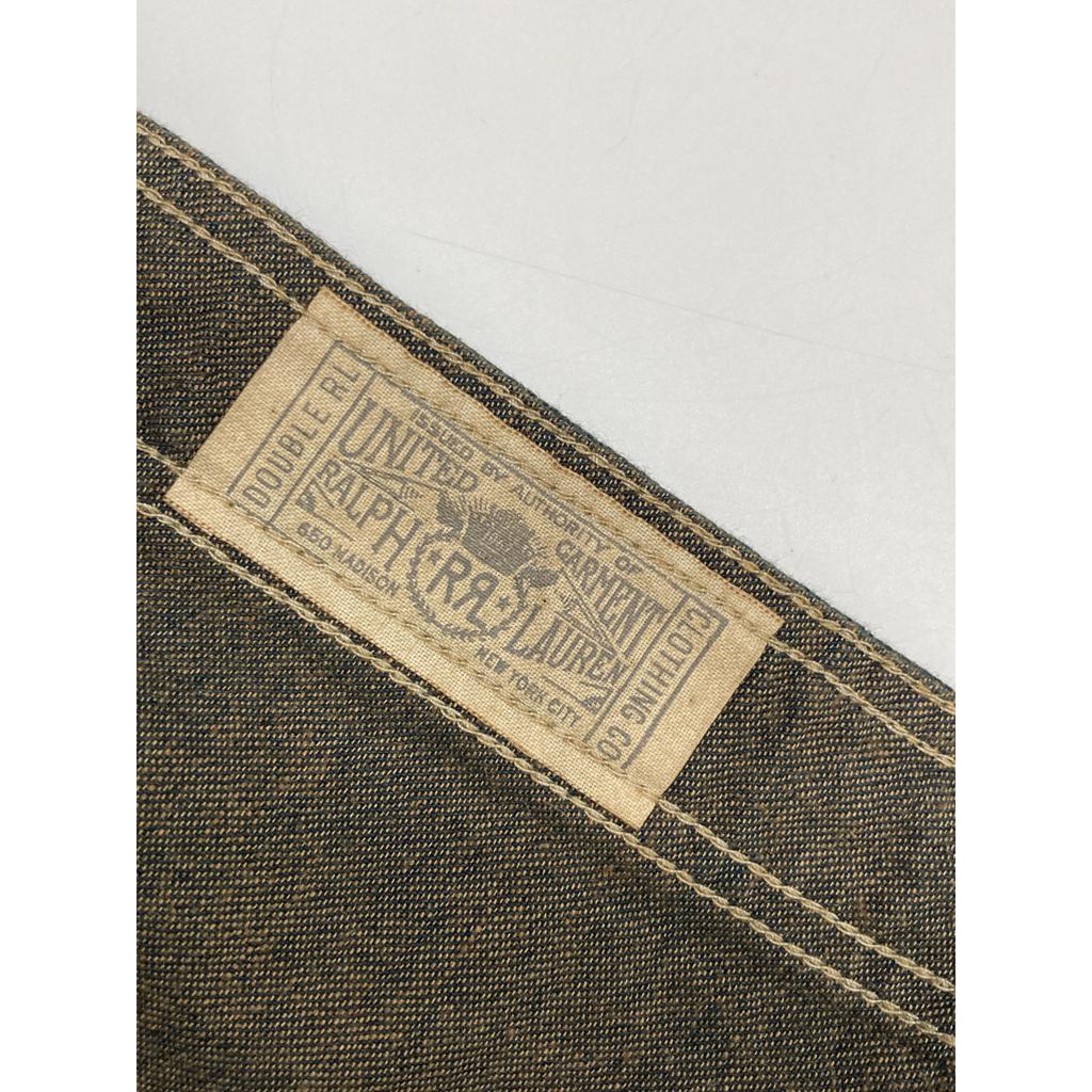 RRL 25Edelstahl 782959630001 Metallknopf Indigo Denim Arbeitshemd Oberteile XS IndigoUsed