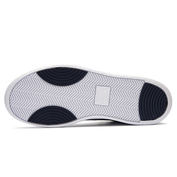 Puma Ralph Sampson Mid Pop - Białe Granatowe Sneakersy Unisex 374925-02