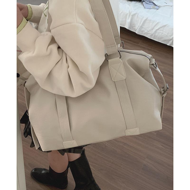 Retro Tote Bag Large Capacity Handbag 2025 New Simple Pillow Bag Crossbody Travel Bag Leisure Travel