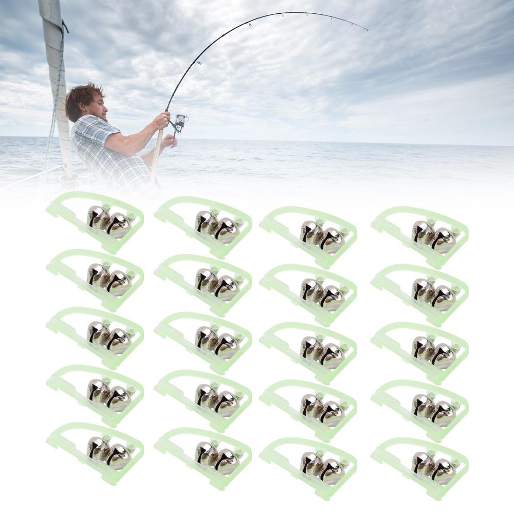 Lightweight Fishing Rod Bells 50*30mm Fish Bite Bell Portable Fishing Rod Bite Alarm  Rod Tip