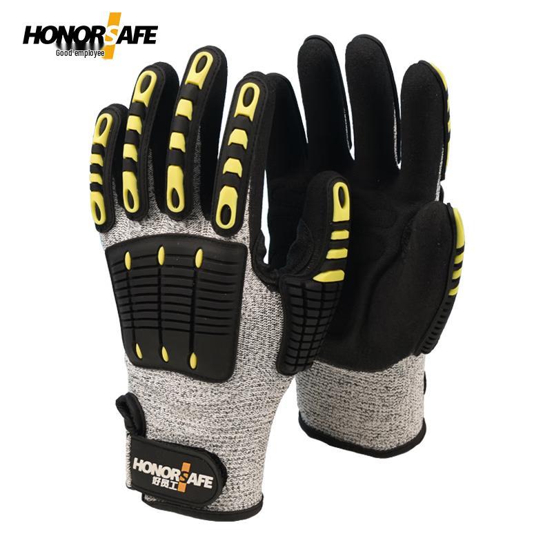 Good Employee Z200 Nitrile Coated Impact & Cut Resistant Work Gloves