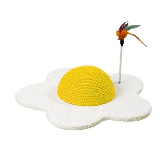 

Когтеточка для кошек в форме цветка, сизалевая веревка, кошачья когтеточка, интерактивная напольная доска для кошек с пружиной, плюшевая пчела для защиты мебели A