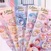 Kawaii 3D Dynamic Cartoon Stickers Dazzling Gemstone Dynamic Oiling Sticker Cute DIY Mobile Graffiti Decoration