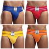 JOCKMAIL Men's Underwear Men Sexy Briefs Jockstrap Pouch Cuecas Man Cotton Panties Thongs Mesh Underpants Gay Slip Homme Srting