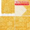 2D Flat Printing  2pcs Golden Noel Minimalist Popular Curtains Yarn Curtains Decorations Outdoor Perfect for Bedroom & Various